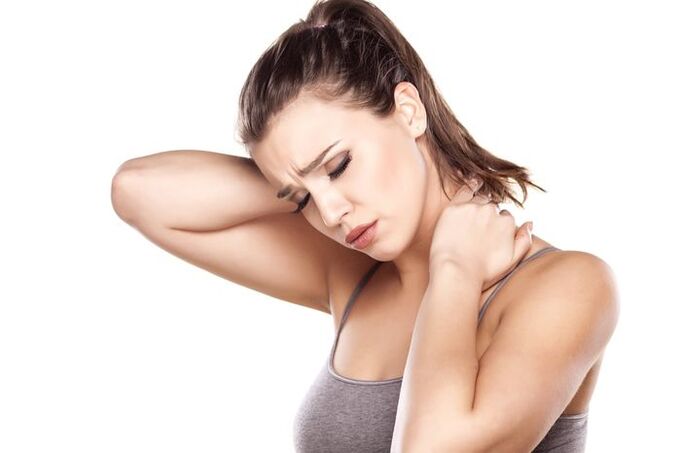 Durere și rigiditate în gât - simptome de osteocondroză cervicală